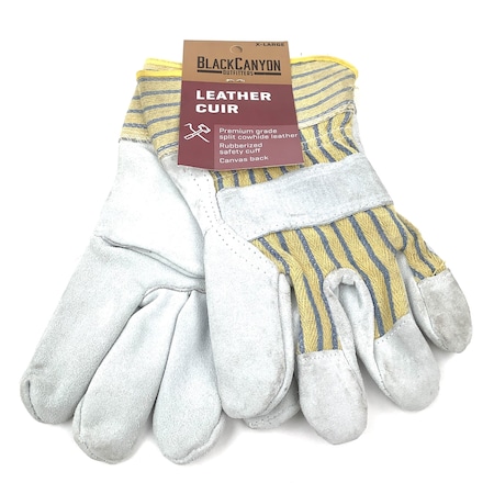 Das Glove Split Cowhide Palm With Cuff Xl 701710XL